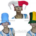 Gorros, galeras, arlequines