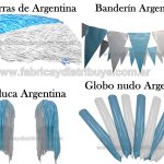 Cotillón de Argentina Celeste y Blanco