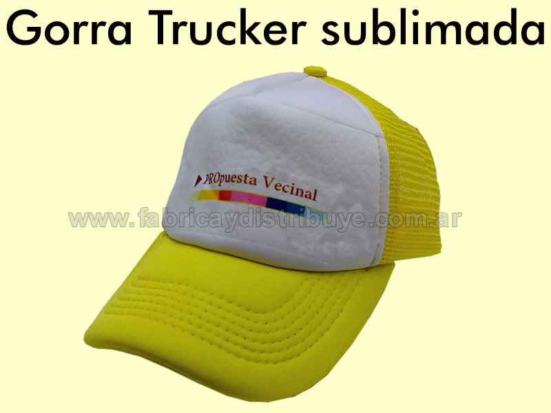 Gorra Trucker sublimada
