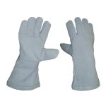 Guantes de descarne puño largo para soldador