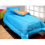 Acolchados baratos Liso celeste