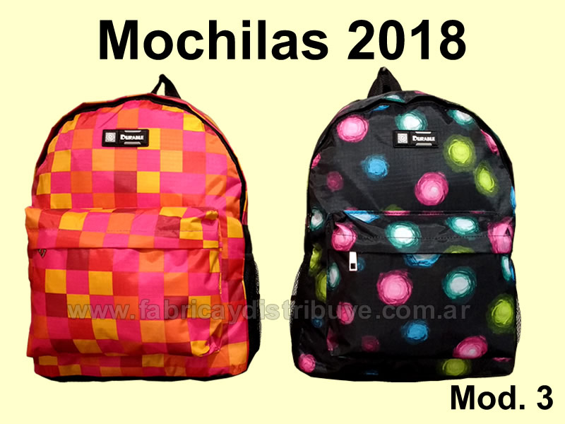 Mochilas 2018 Mod 3
