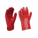 Guante PVC Corto Liviano 30cm Rojo