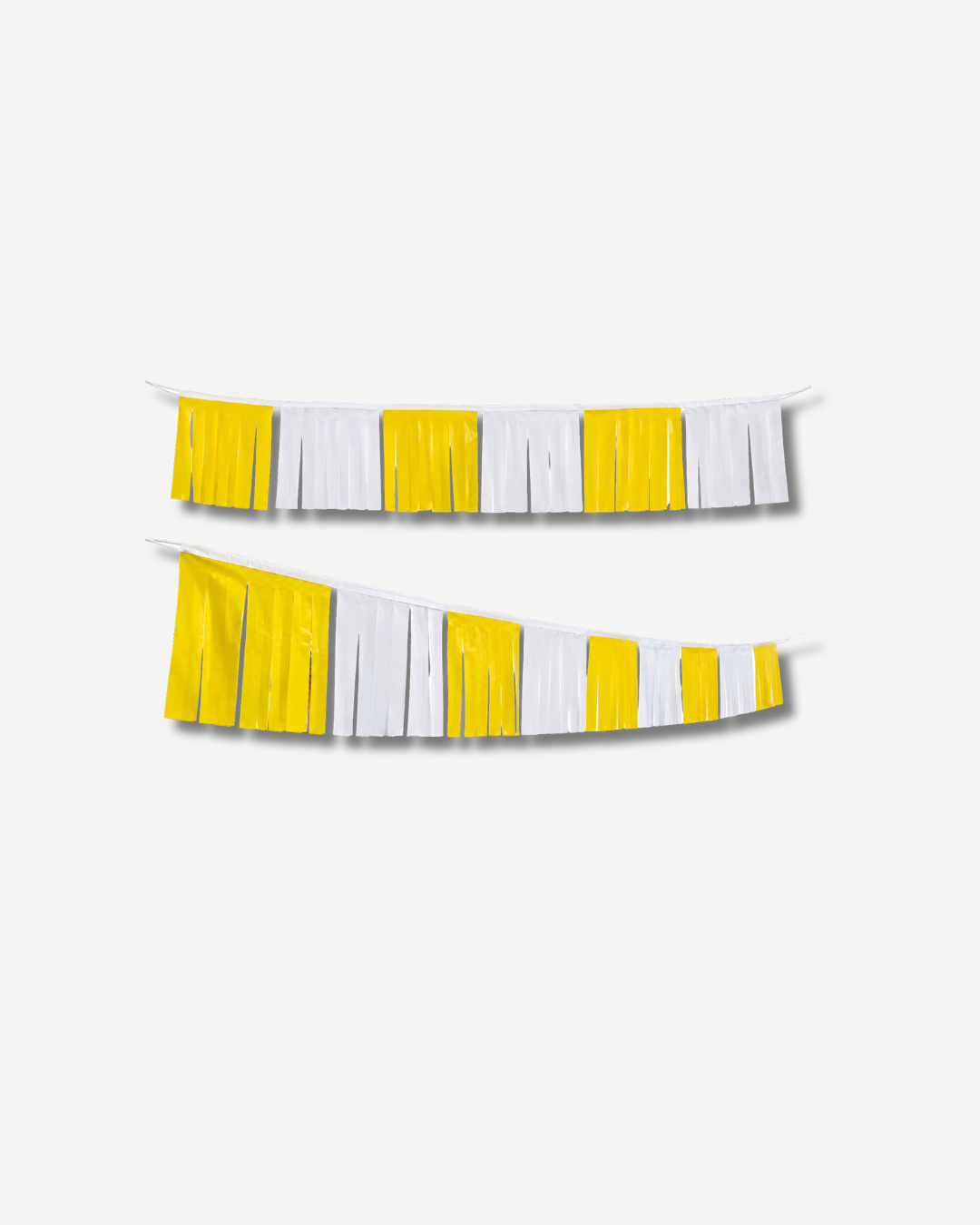 BANDERIN CON FLECOS VATICANO AMARILLO Y BLANCO BANDERIN CON FLECOS VATICANO AMARILLO Y BLANCO